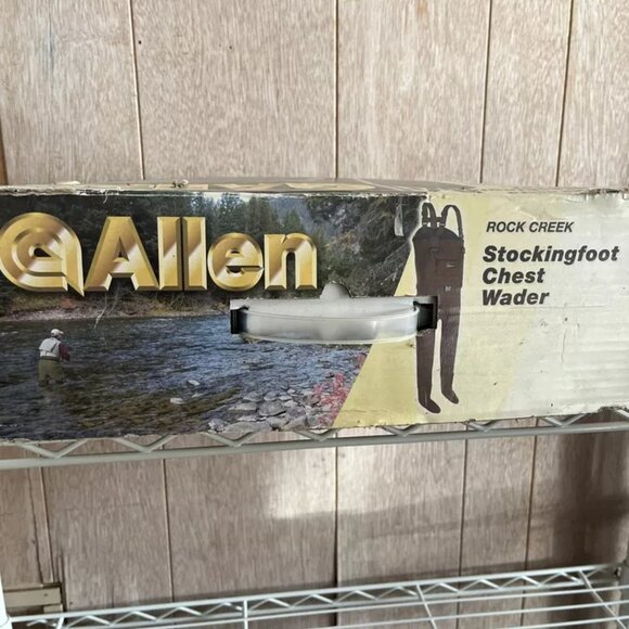 Allen Rock Creek Stockingfoot Neoprene Chest Waders Large Wader Fishing New - Picture 4 of 6